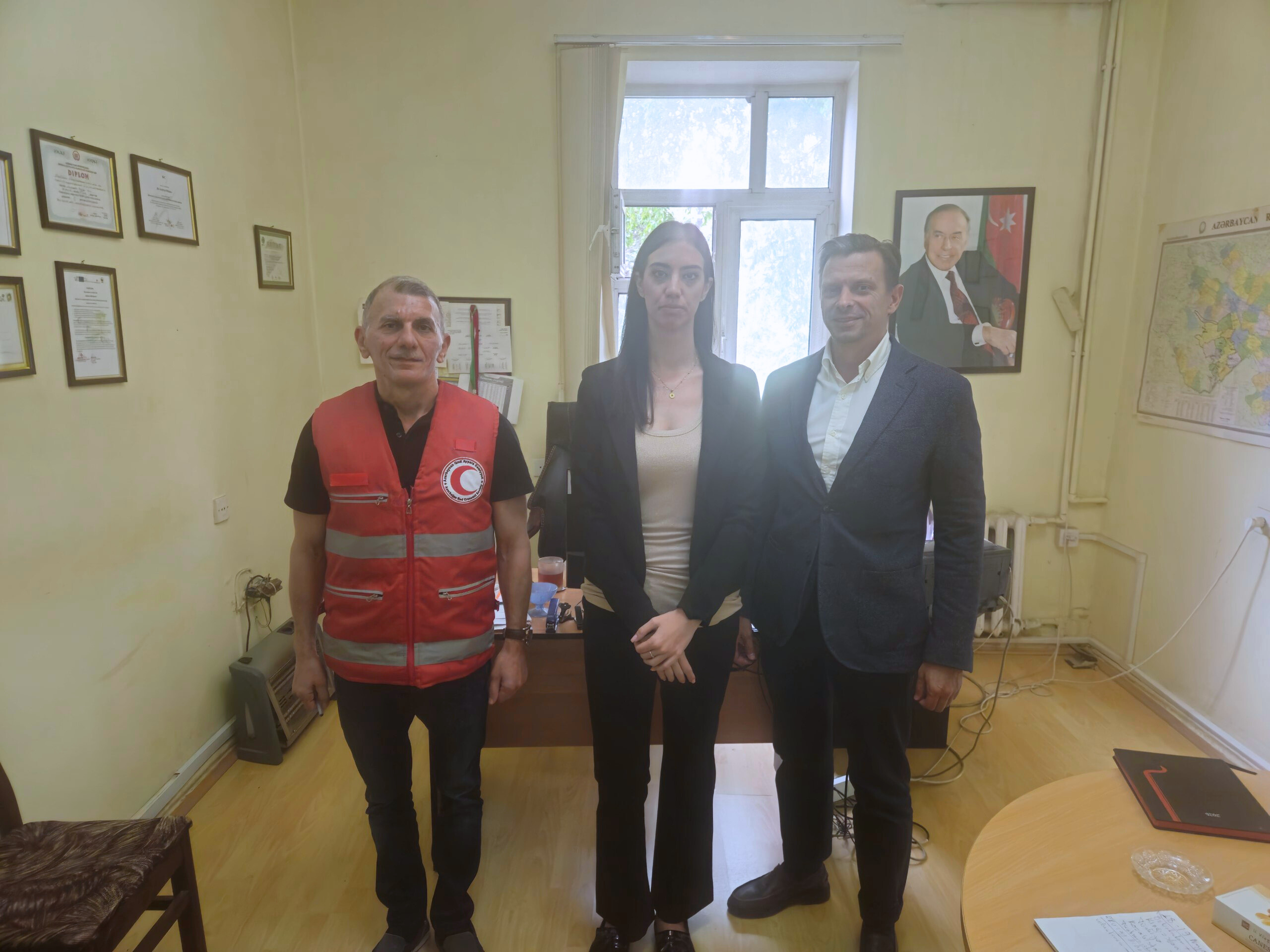  The Azerbaijan Red Crescent Society held a meeting with a representative of the Italian Red Cross